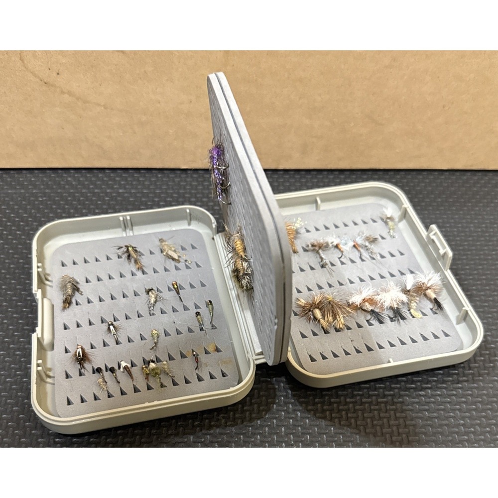 38 FLY ASSORTMENT | LL Bean Plastic Box | Wet/Dry